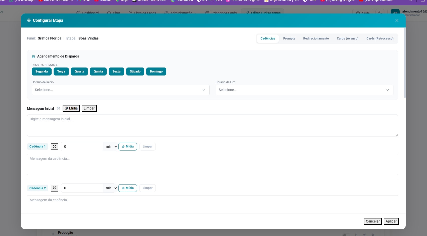 Cadências automáticas
